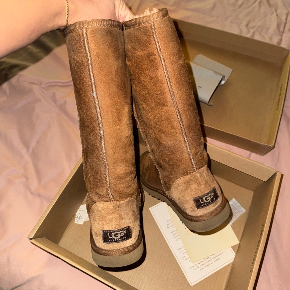 Ugg Australia boots. Tall style chestnut color